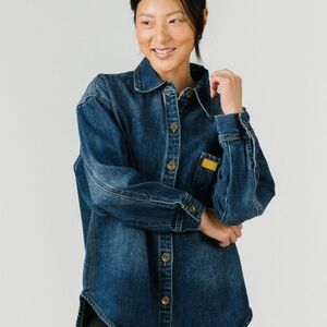 Zyia Indigo Briley Denim Shirt